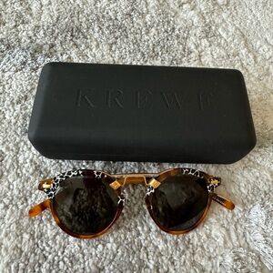 NWT Krewe Unisex St. Louis Round Sunglasses, 46mm in Memphis